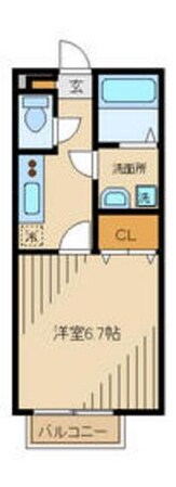 アムールサンフィールドの物件間取画像